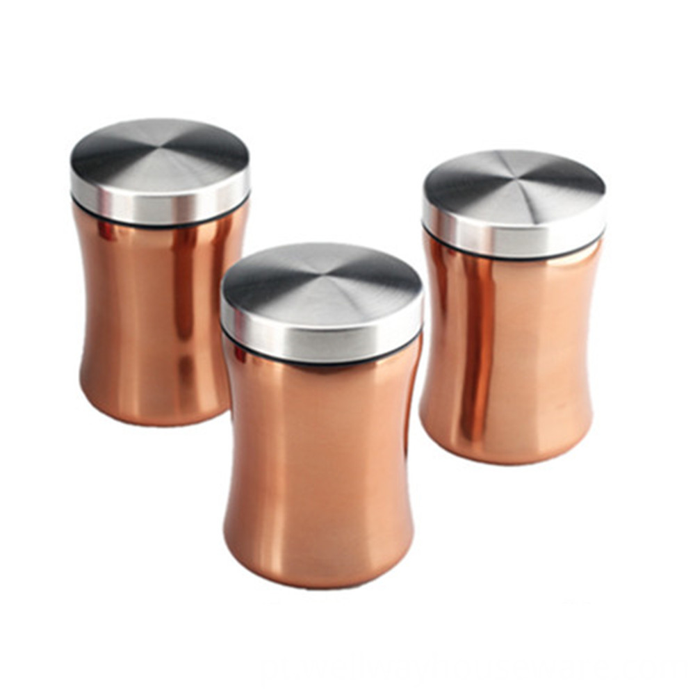 Caixinha de três peças Three Piece Canister